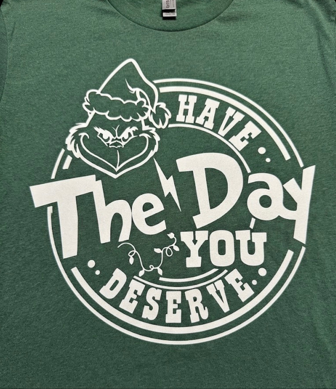 Grinch Have The Day You Deserve Tee