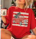 Truck Tree Distressed Tee