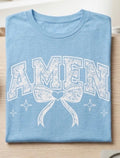 Amen In White Tee