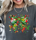 Christmas Grinch Bow Tee