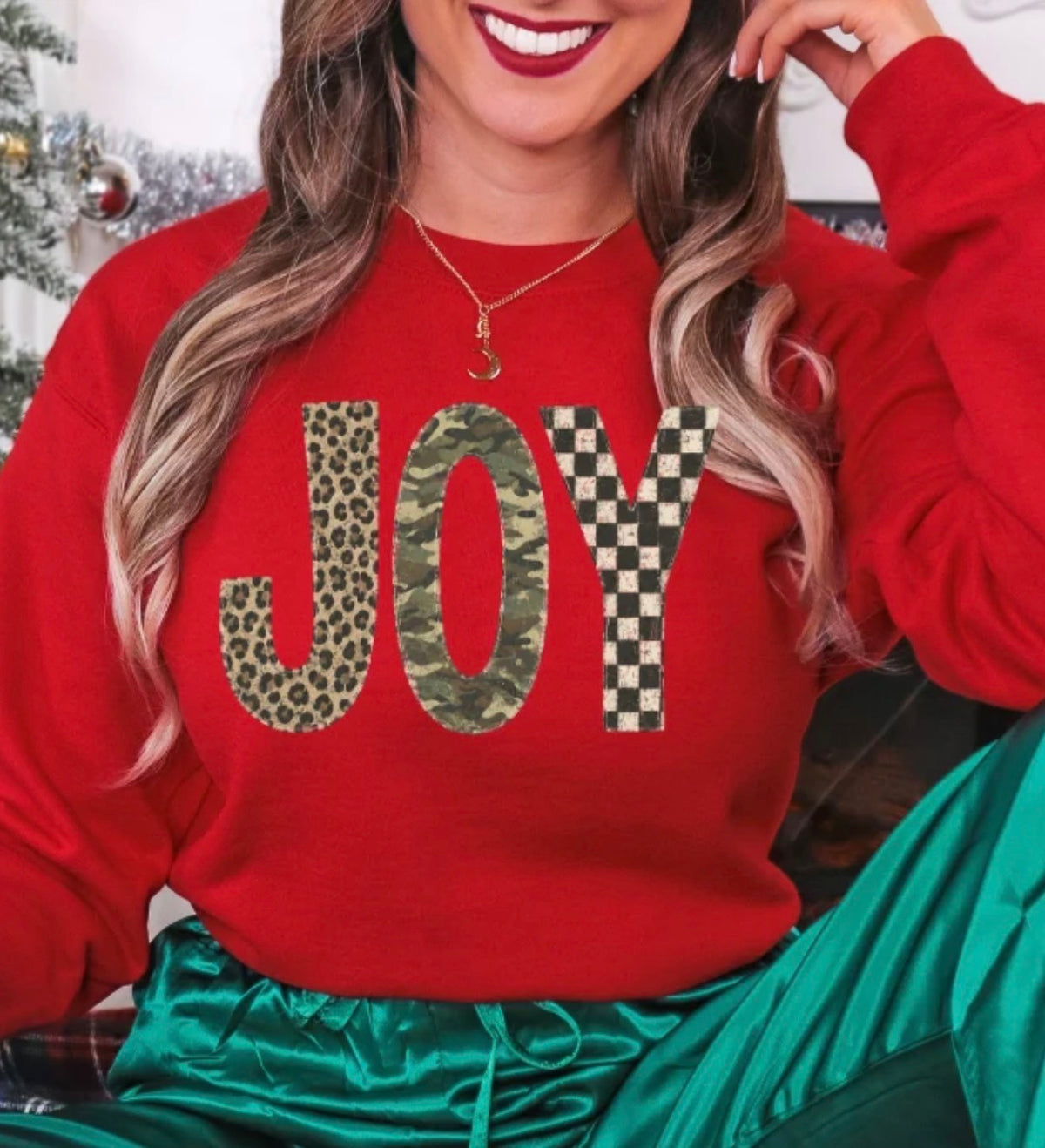 Christmas Joy Camo Tee