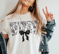 Wifey Black Bow Tee
