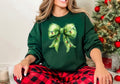 Grinch Lighted Bow Tee