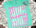 Mama Stripes Bow Tee
