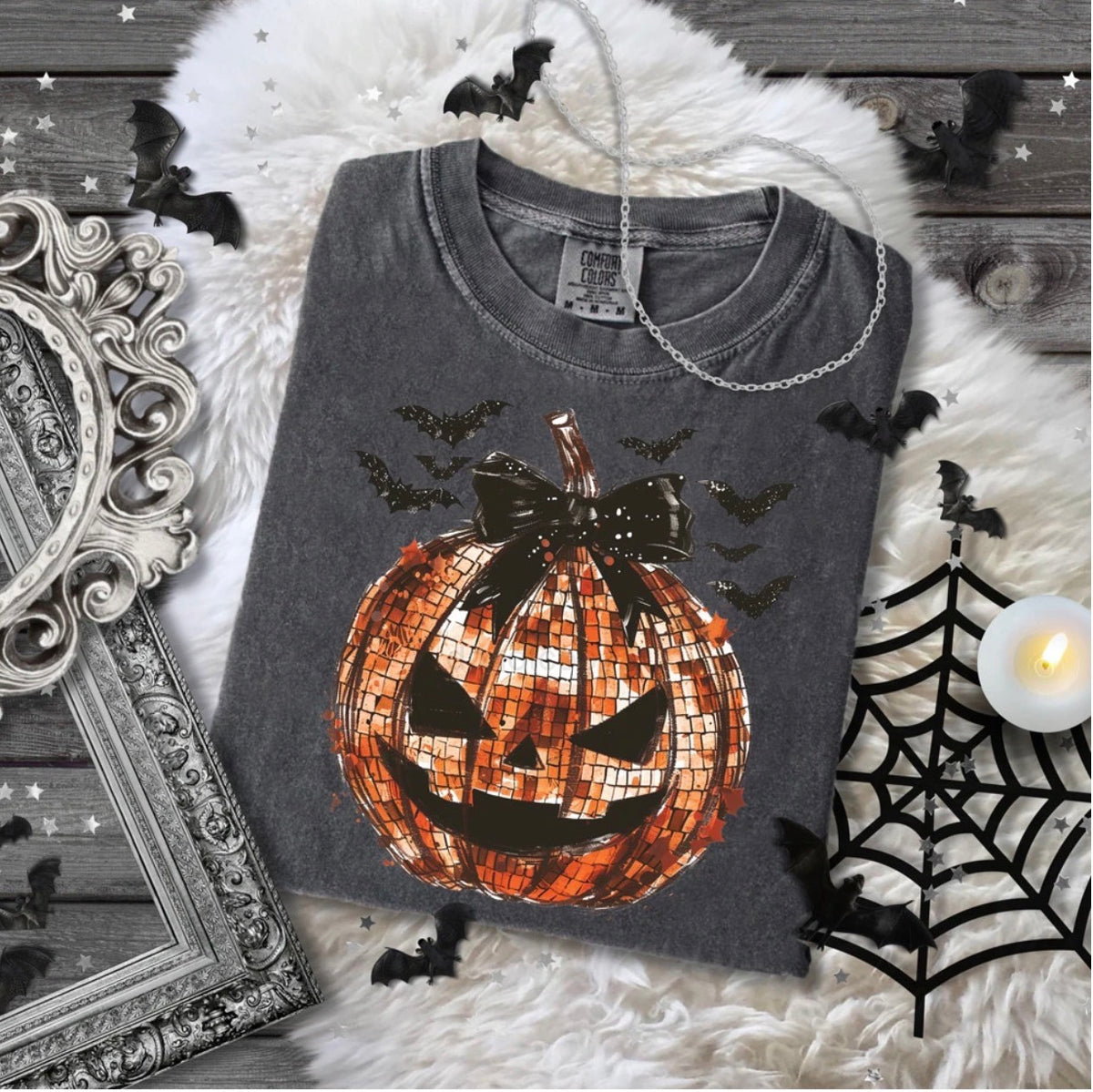 Halloween Disco Pumpkin Tee