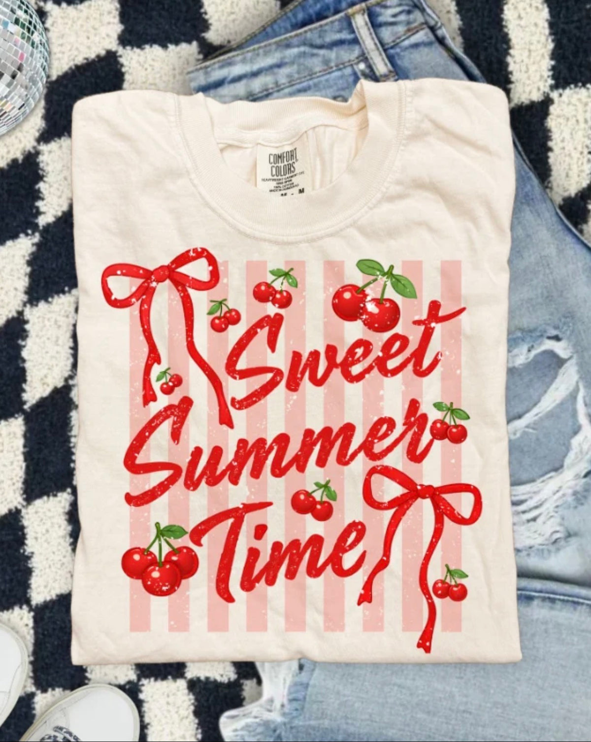 Sweet Summer Time Cherry Tee