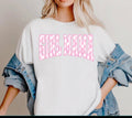 Girl Mama Pink Checkered Tee