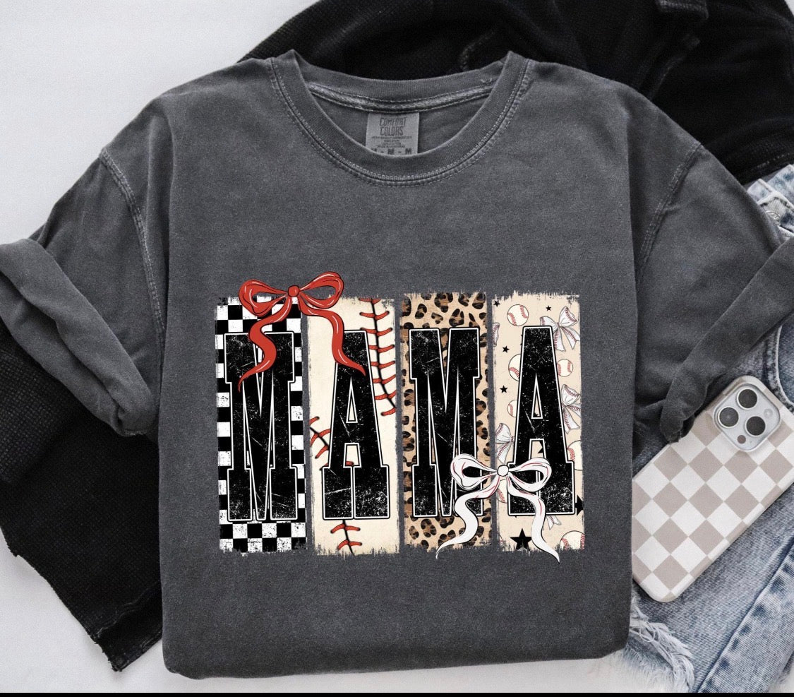 Mama Baseball Tee