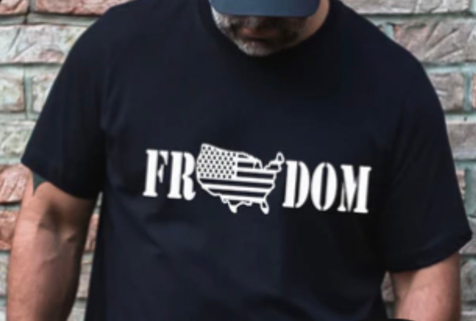 Freedom With Flag Tee