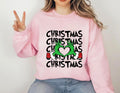 Christmas Grinch Heart Hands Tee