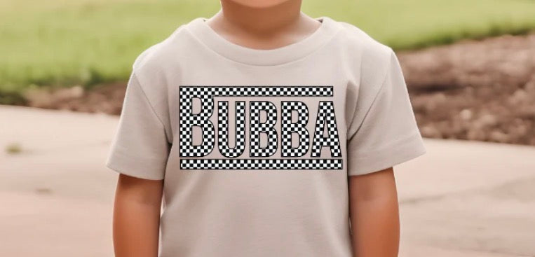 Boy’s Bubba Checkered Tee