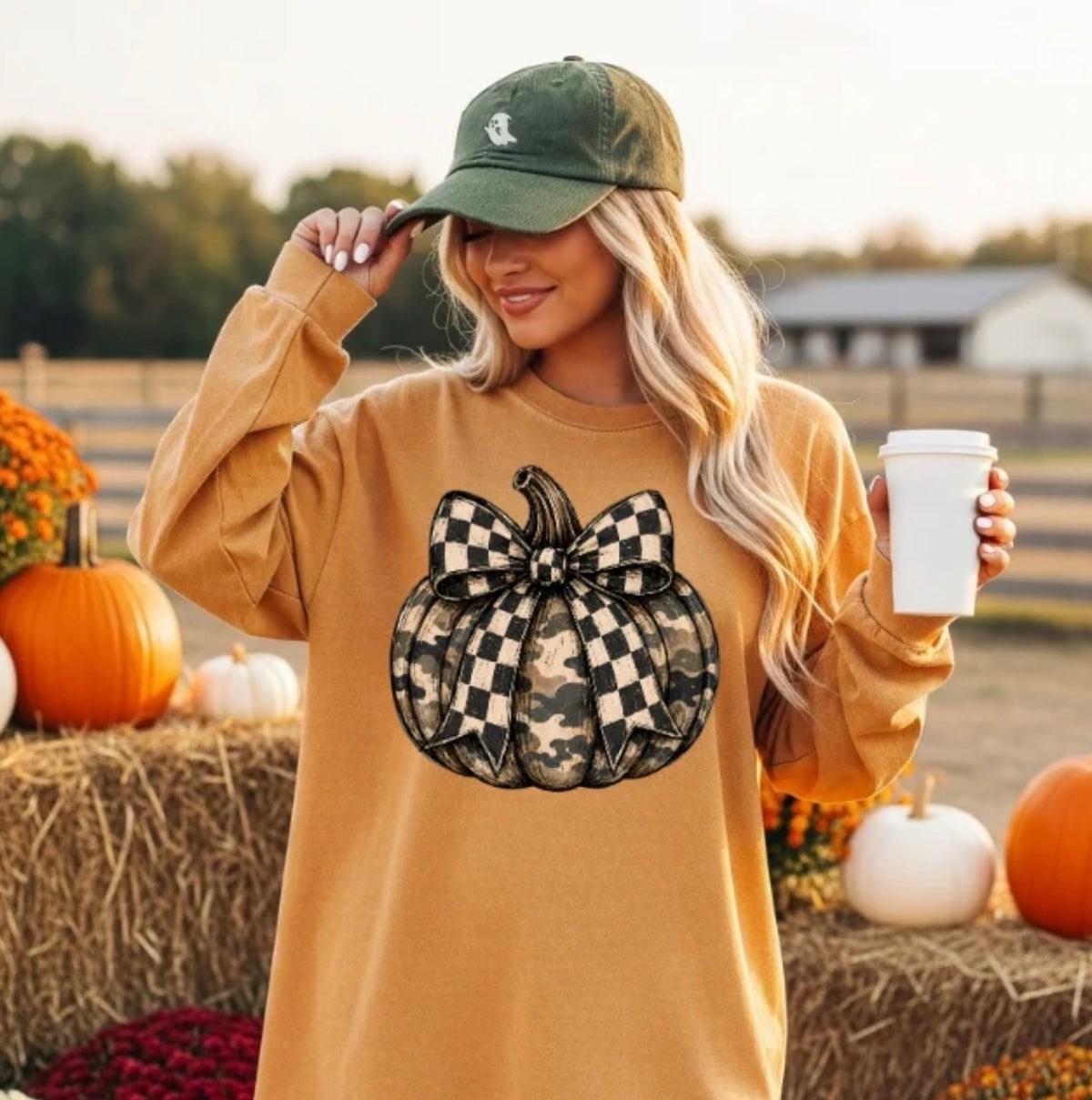 Camo Pumpkin Tee