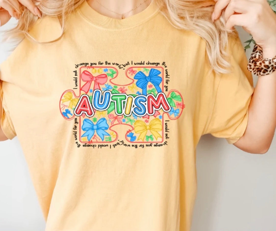 Autism With Bows Tee
