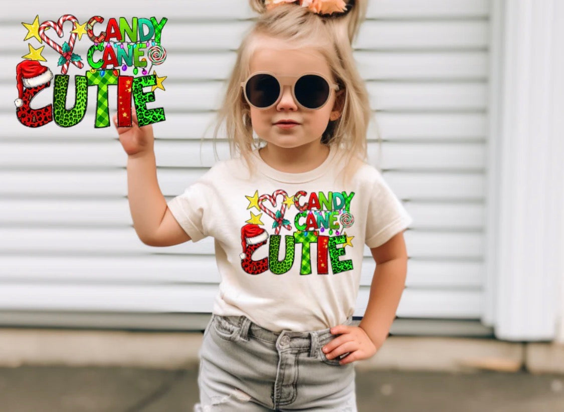 Kids Candy Cane Cutie Tee