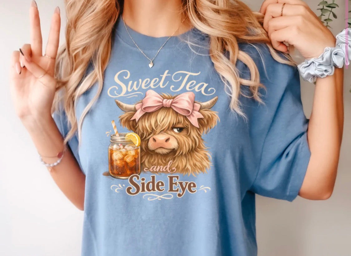 Sweet Tea & Side Eye Tee