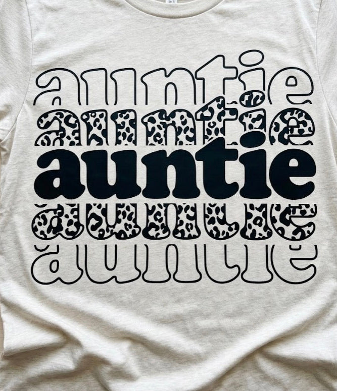 Auntie Leopard Tee