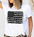 Black Cheetah Flag Tee