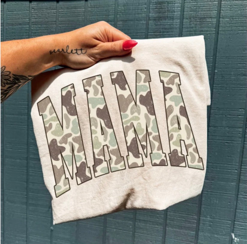 Mama Camo Old Tee
