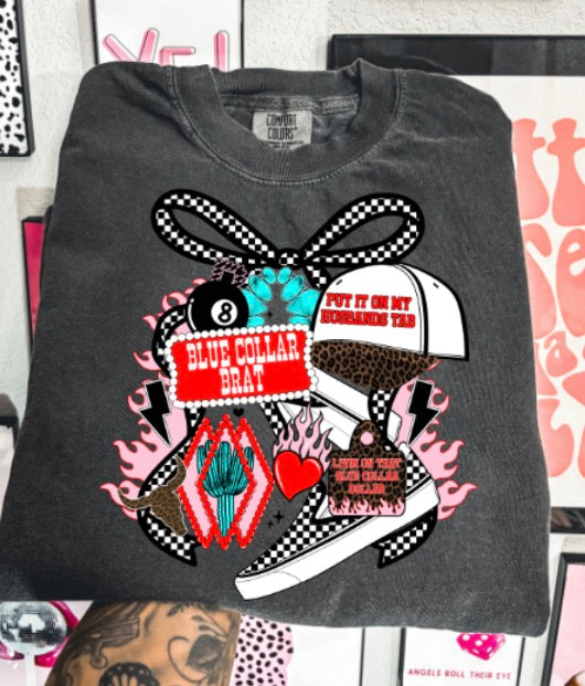 Blue Collar Brat Tee