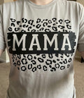 Mama Leopard Background  Tee