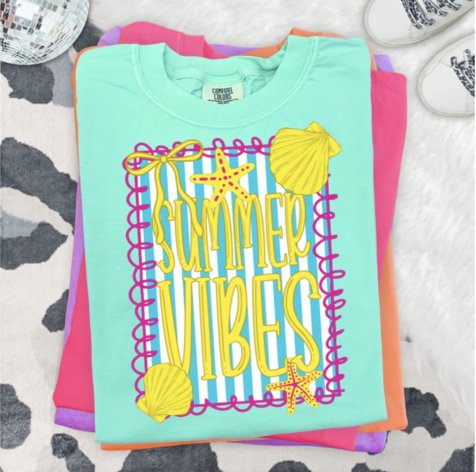 Summer Vibes Sea Shell Tee