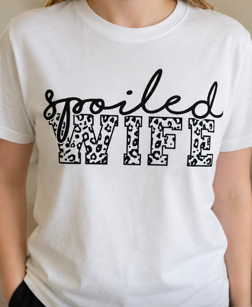 Spoiled Wife LeopardTee
