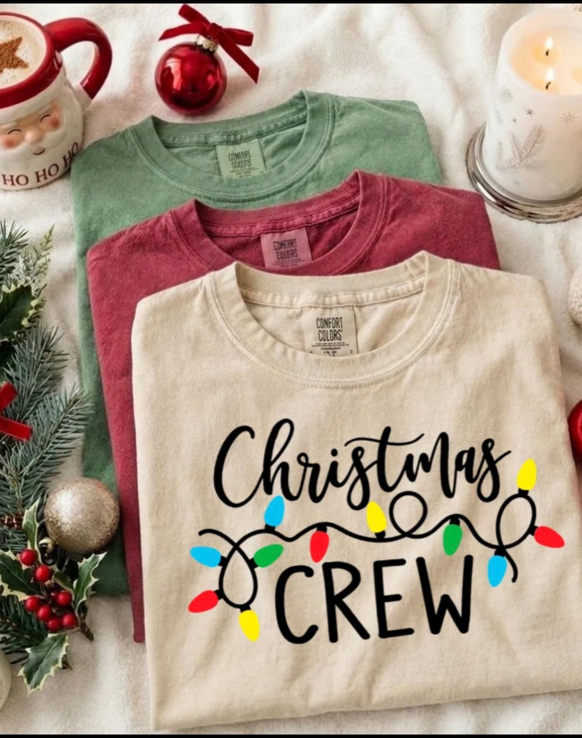Christmas Crew Lights Tee